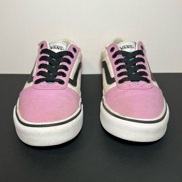 Womens VANS Old Skool Multicolored Low Top Sneakers / Size 7 - Picture 2 of 9